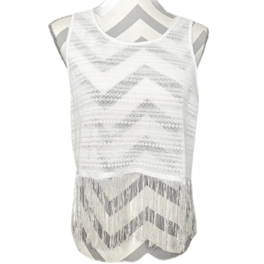 H&m Fringe crop top